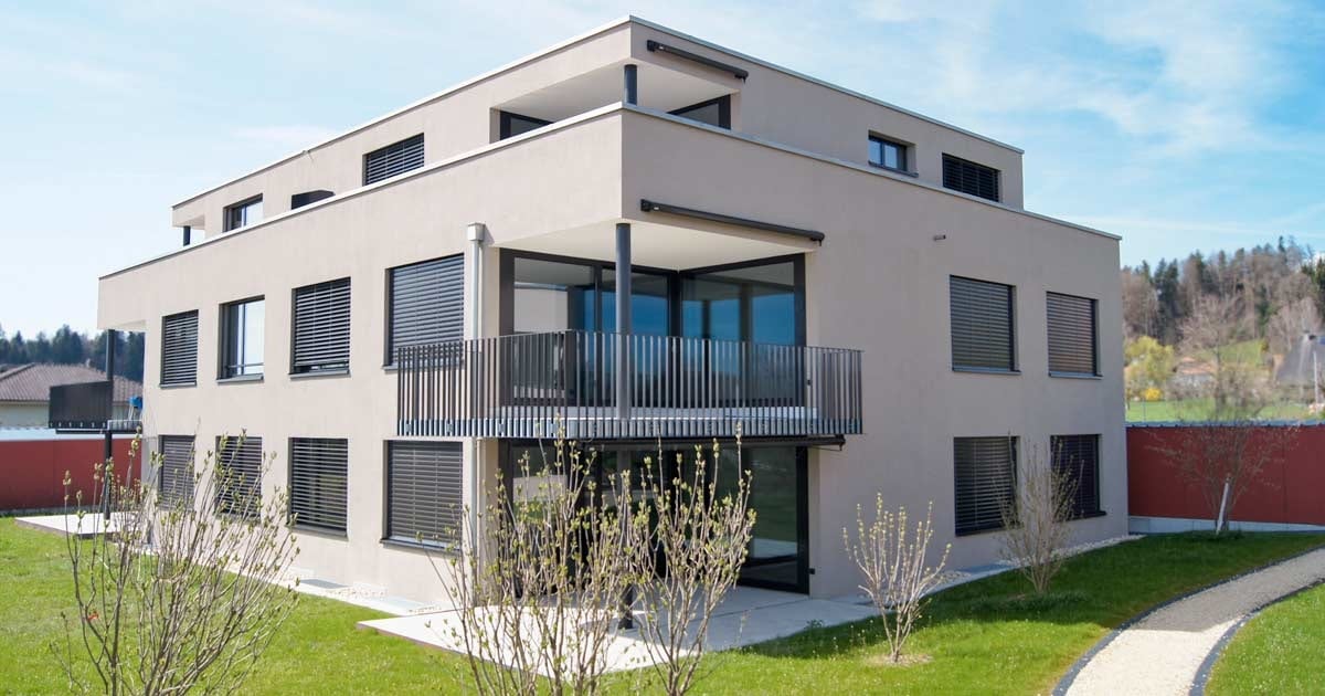 Bild Aussenmalerei Fassadenisolation Wärmedämmung – Garbani AG Bern